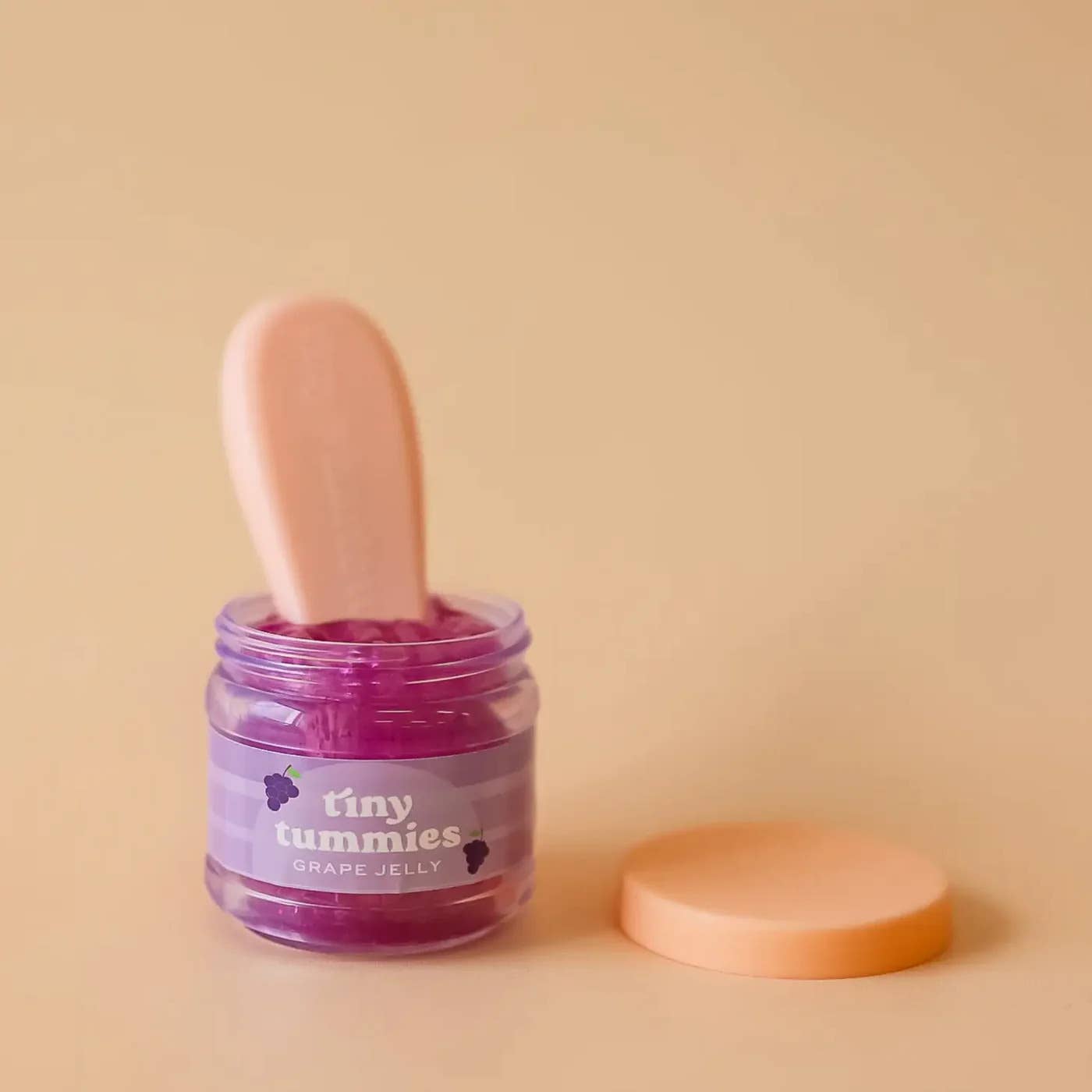 Tiny Tummies - Grape jelly food - Jar and spoon - Tiny Harlo