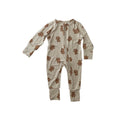 Load image into Gallery viewer, Teddy Bear | Bamboo Zip Romper
