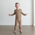 Load image into Gallery viewer, Brown Check | Bamboo Two Piece Set
