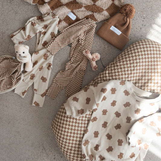 Brown Check | Changing Pad Cover