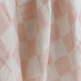 Load image into Gallery viewer, Pink Checker | Muslin Swaddle
