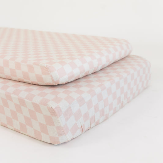 Pink Checker | Crib Sheet