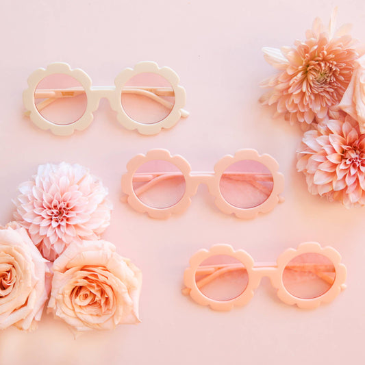 Sunshine Studios - Kids Flower Sunglasses | Ivory