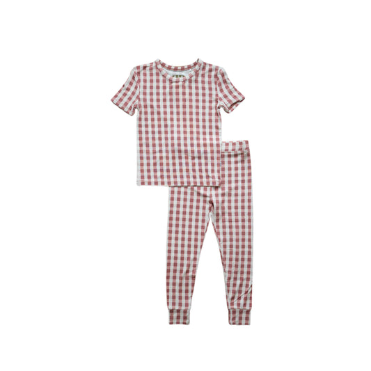 Berry Gingham | Bamboo Two Piece Set