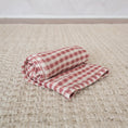 Load image into Gallery viewer, Berry Gingham | Bamboo Swaddle
