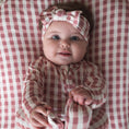 Load image into Gallery viewer, Berry Gingham | Bamboo Zip Romper
