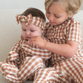 Load image into Gallery viewer, Chocolate Gingham | Head Wrap
