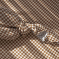 Load image into Gallery viewer, Brown Check | Muslin Swaddle

