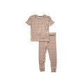 Load image into Gallery viewer, Chocolate Gingham | Bamboo Two Piece Set
