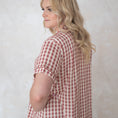 Load image into Gallery viewer, Berry Gingham | Women's Button Down Dress
