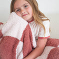 Load image into Gallery viewer, Berry Check | XL Plush Blanket
