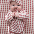 Load image into Gallery viewer, Berry Gingham | Bamboo Lovey
