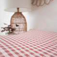 Load image into Gallery viewer, Berry Gingham | Bamboo Changing Pad Cover
