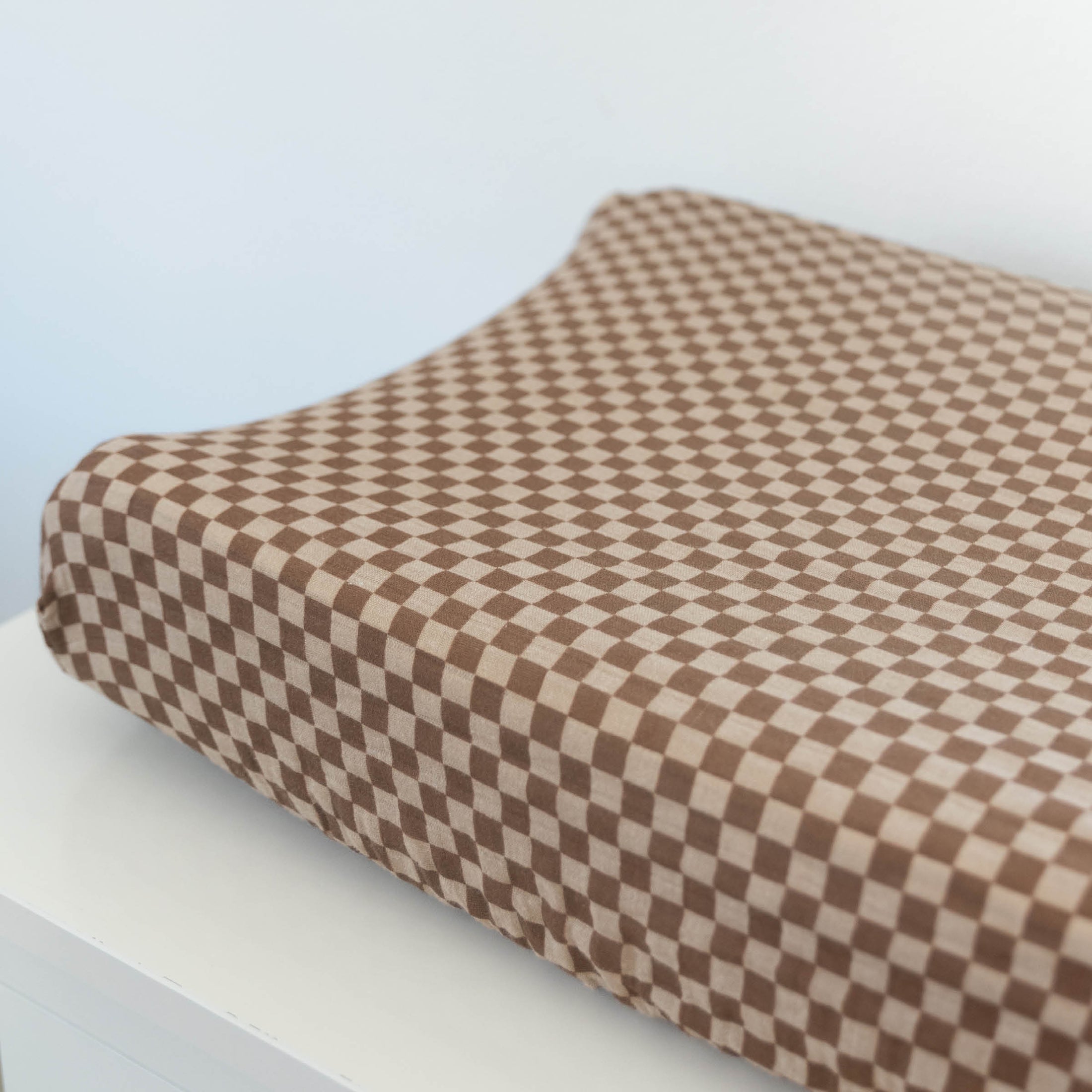 Brown Check | Changing Pad Cover