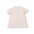 Load image into Gallery viewer, Pink Checker | T-Shirt Dress
