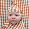 Load image into Gallery viewer, Chocolate Gingham | Bamboo Swaddle
