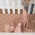 Load image into Gallery viewer, Chocolate Gingham | Bamboo Swaddle
