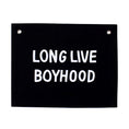 Load image into Gallery viewer, Long Live Boyhood Banner | Black

