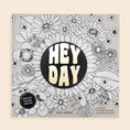 Load image into Gallery viewer, Heyday: A Retro Flower Design Coloring Book.
